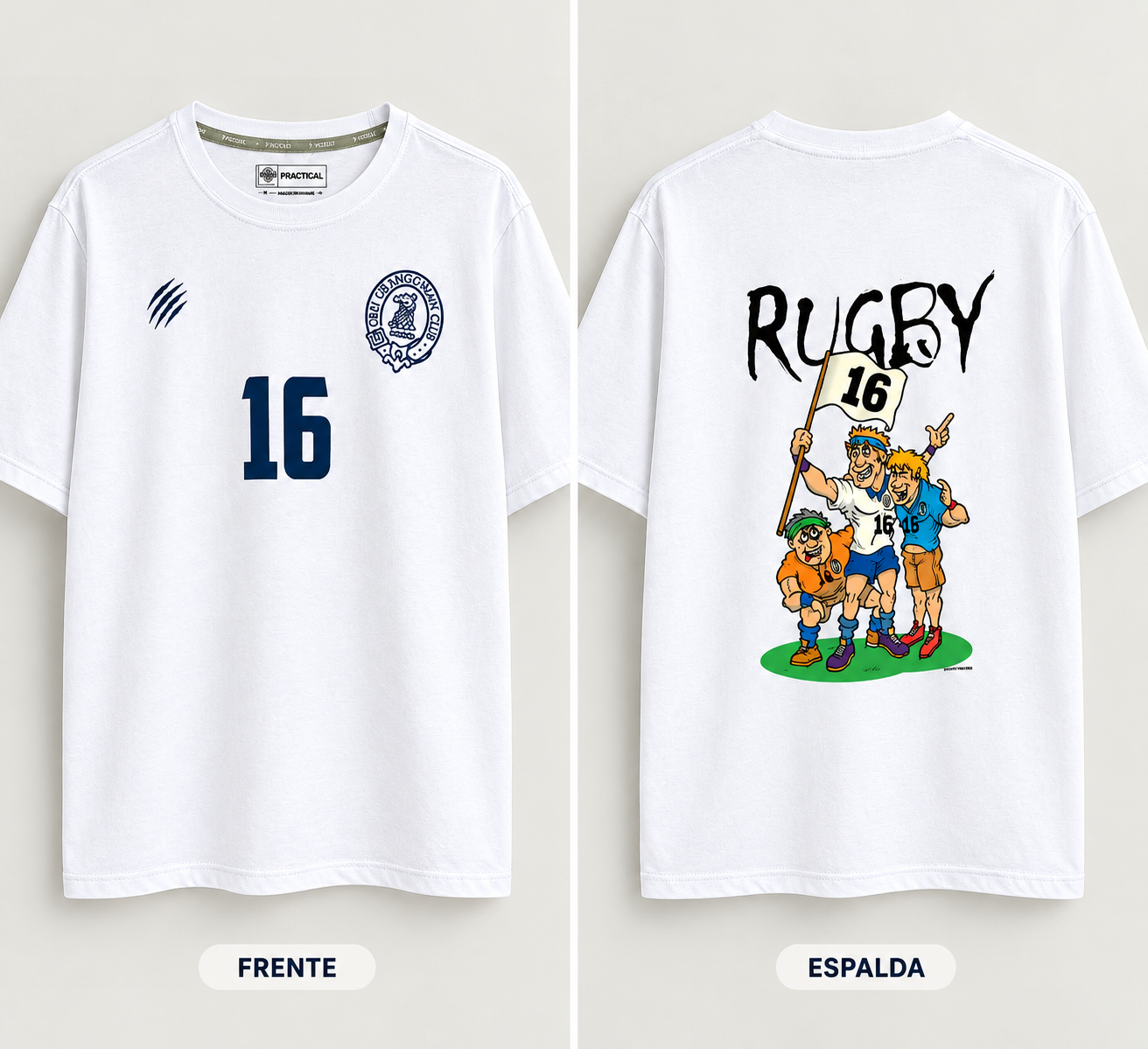 Polera de presentación Curicó Rugby Club (Adulto)
